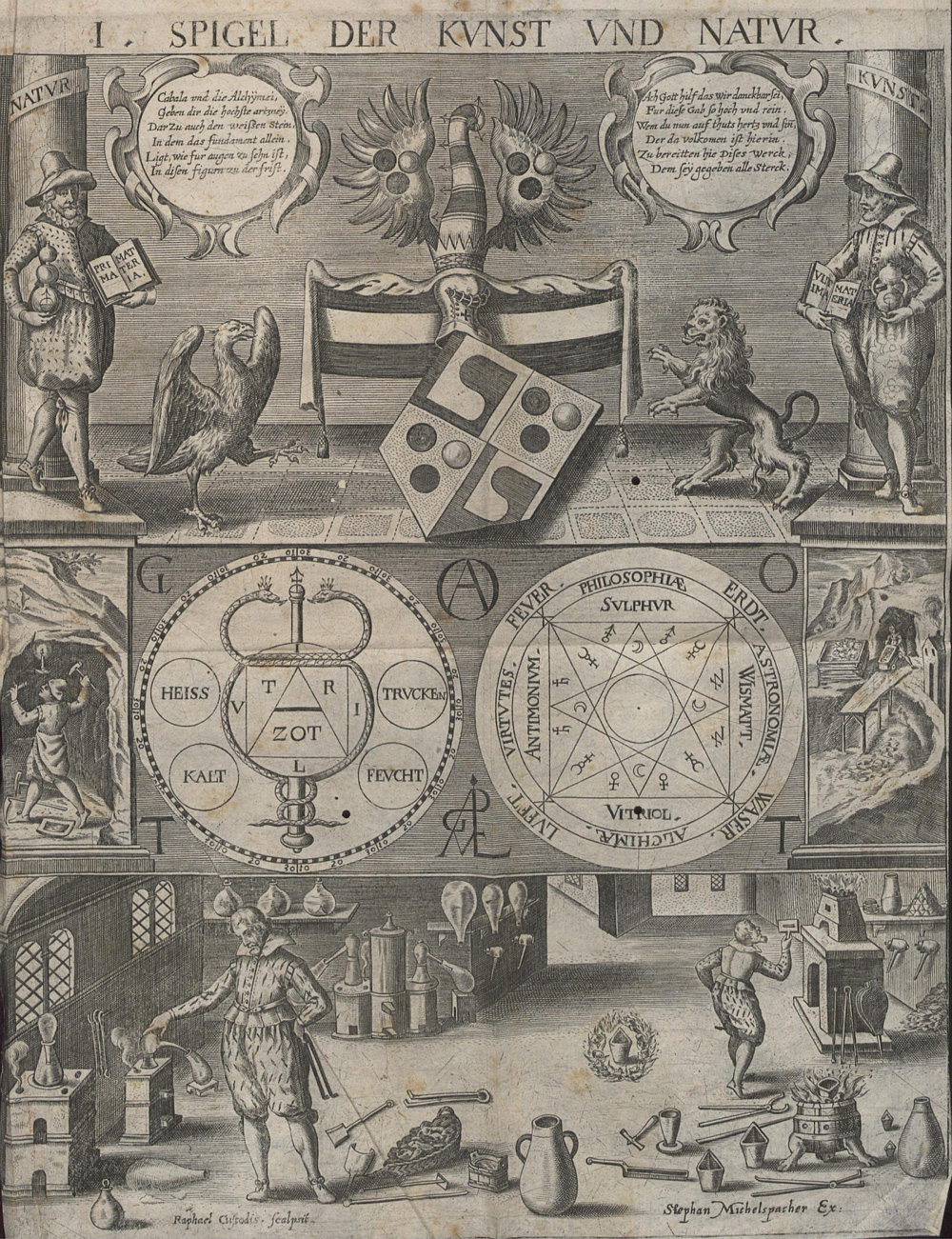 Cabala: Spiegel der Kunst und Natur, Michelspacher, 1615