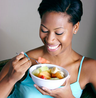 Women Laughing Alone With Salad. The Hairpin